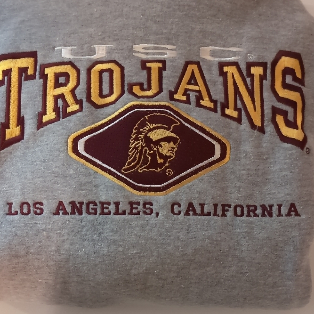 Gray USC Trojans Sweatshirt